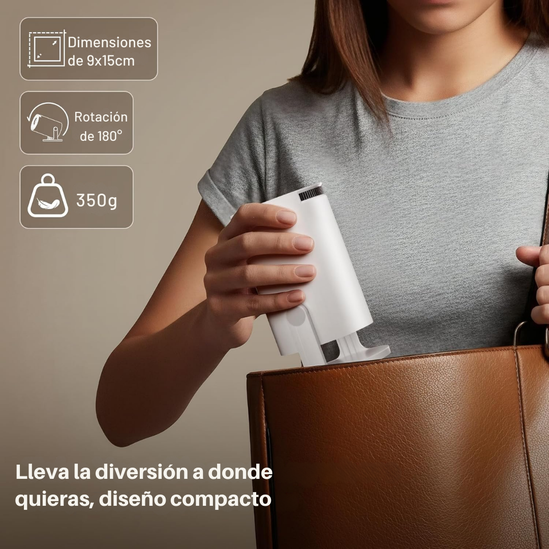 Proyector Compacto con Soporte 8K